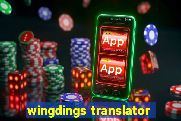 wingdings translator